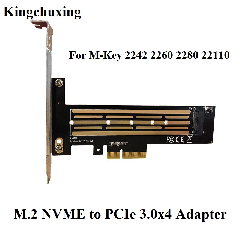 Kingchuxing ָ Ʈ ̺   Ȯ ī, M2 SSD NVME-PCIe 3.4*4, 2242 2260 2280, Ǯ ǵ 32Gbps